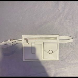 White fanny pack